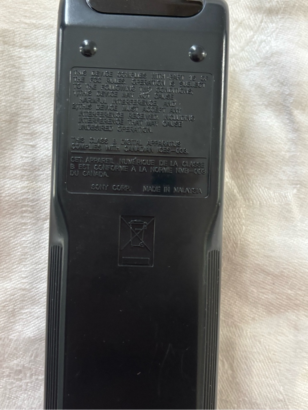 Sony Black CD/CDR Remote Control RM-R52 - Picture 3 of 9